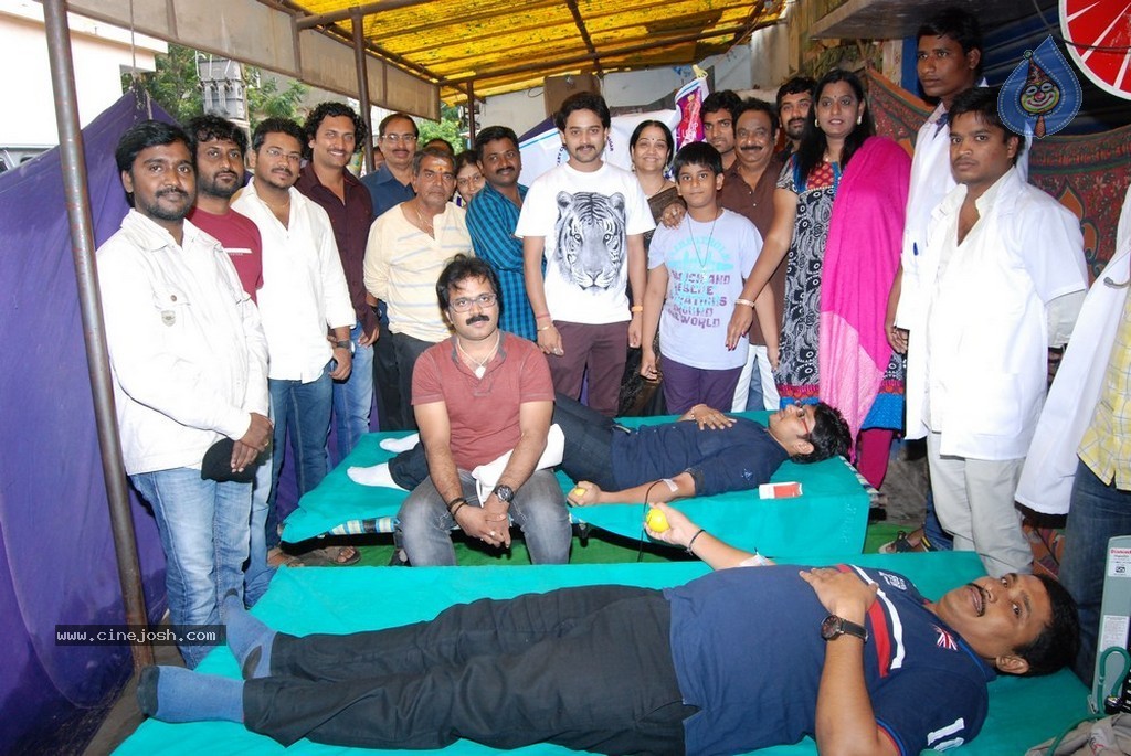 TV Artist Madhu Sudhan Blood n Food Donation Camp - 54 / 69 photos