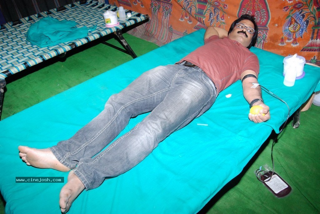 TV Artist Madhu Sudhan Blood n Food Donation Camp - 56 / 69 photos