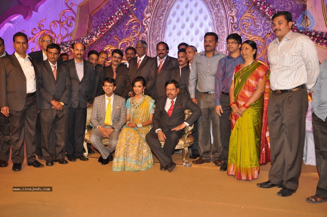 Vaartha MD Girish Sanghi Son Wedding Reception - 8 / 150 photos