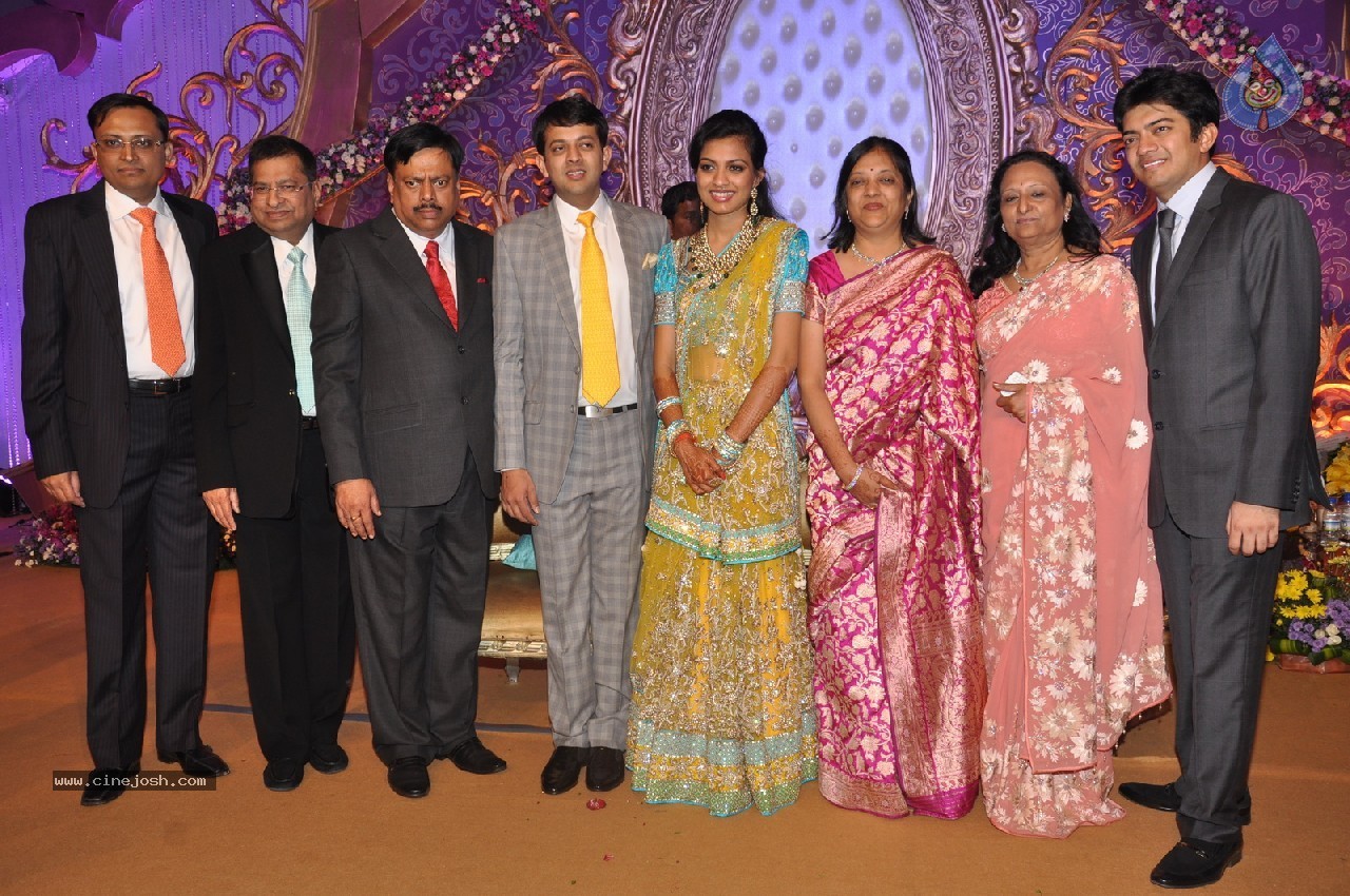 Vaartha MD Girish Sanghi Son Wedding Reception - 74 / 150 photos
