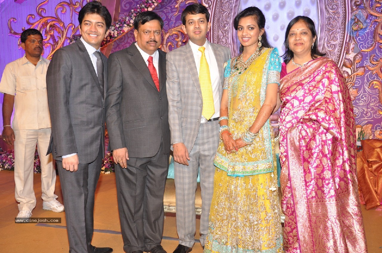 Vaartha MD Girish Sanghi Son Wedding Reception - 83 / 150 photos