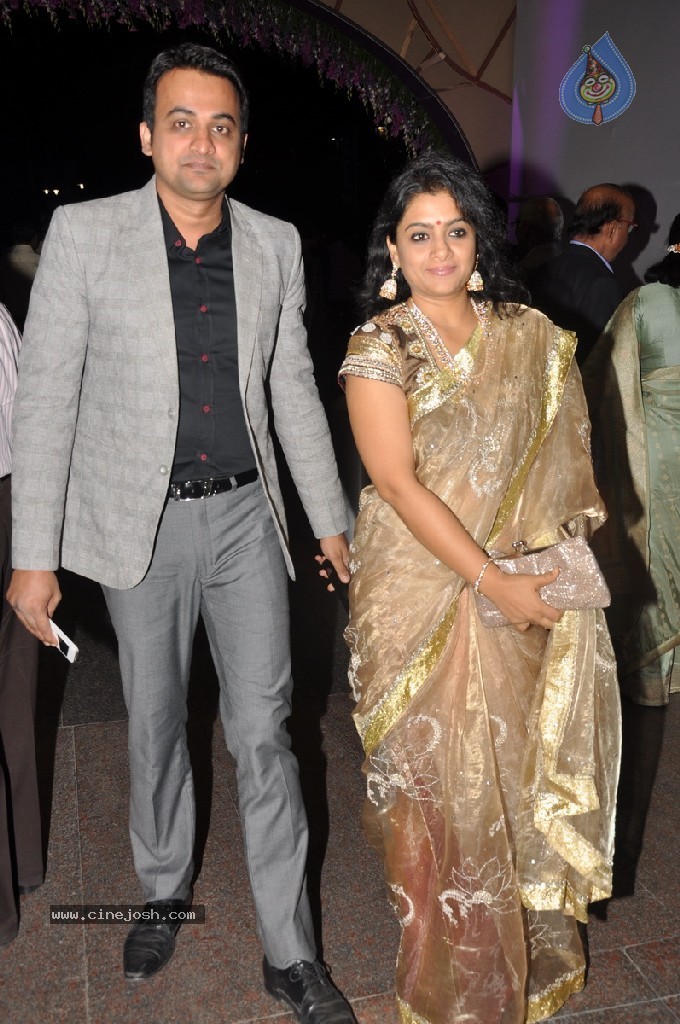 Vaartha MD Girish Sanghi Son Wedding Reception - 115 / 150 photos