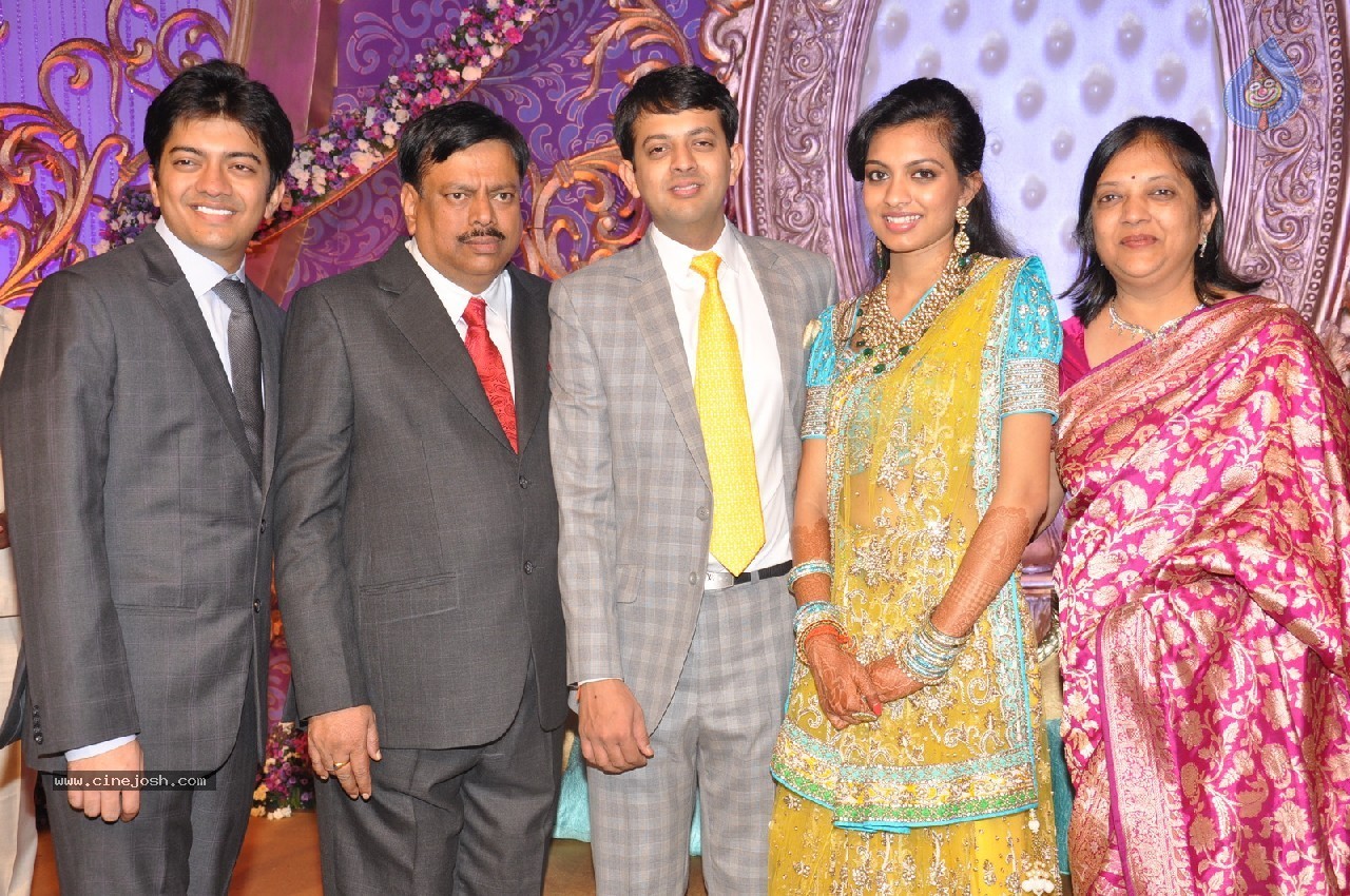 Vaartha MD Girish Sanghi Son Wedding Reception - 120 / 150 photos