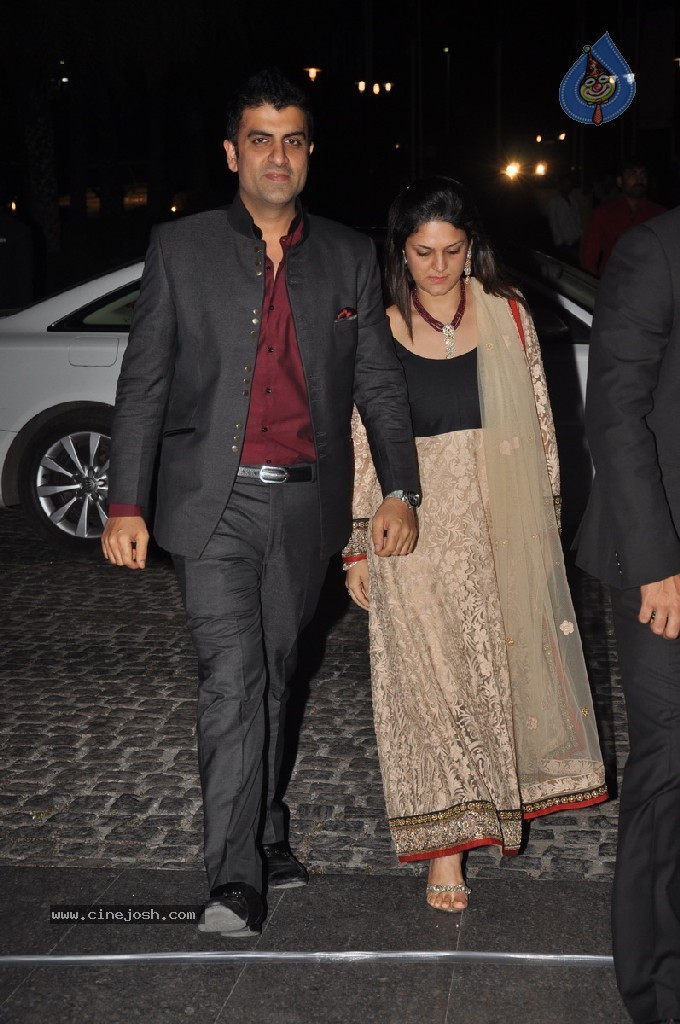 Vaartha MD Girish Sanghi Son Wedding Reception - 124 / 150 photos