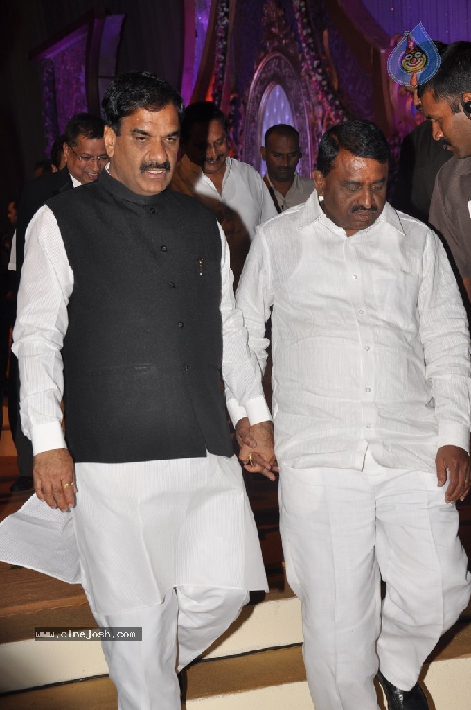 Vaartha MD Girish Sanghi Son Wedding Reception - 125 / 150 photos