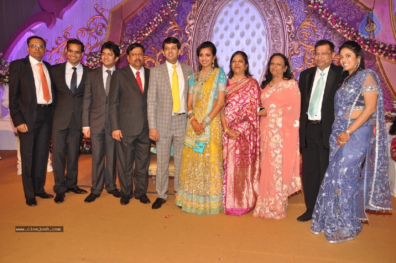 Vaartha MD Girish Sanghi Son Wedding Reception - 127 / 150 photos