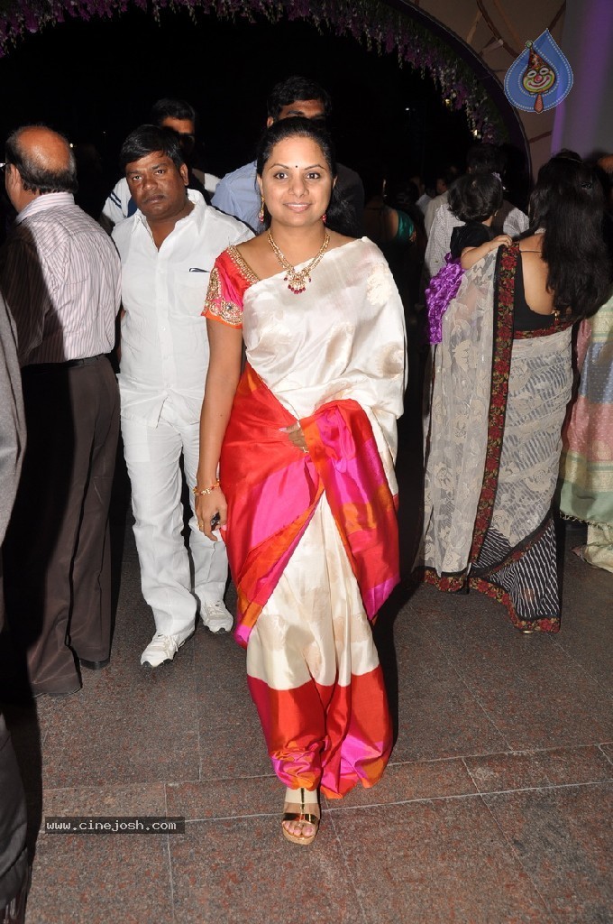 Vaartha MD Girish Sanghi Son Wedding Reception - 148 / 150 photos