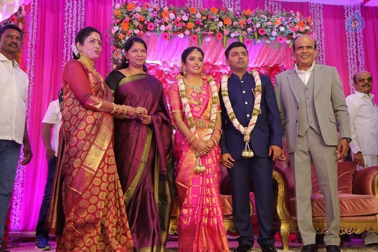 Vagai Chandrasekar Daughter Wedding Reception - 34 / 73 photos