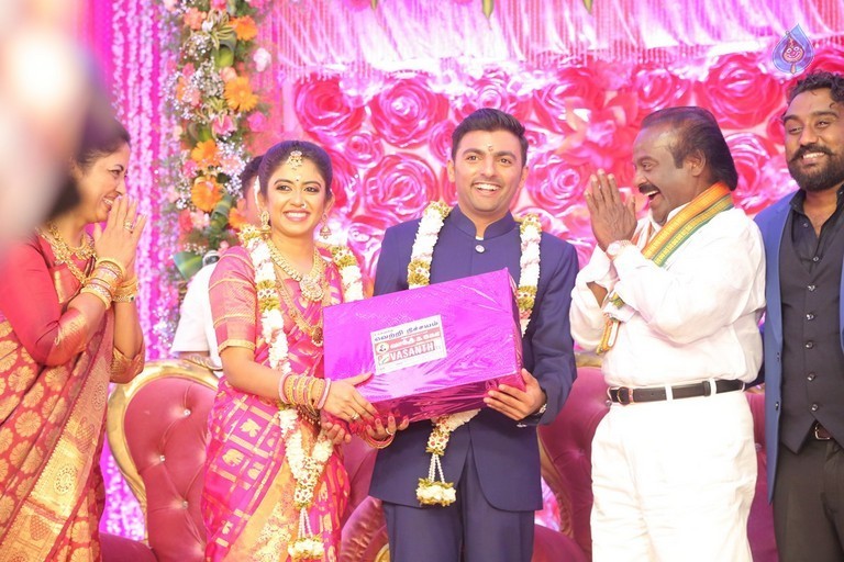 Vagai Chandrasekar Daughter Wedding Reception - 60 / 73 photos