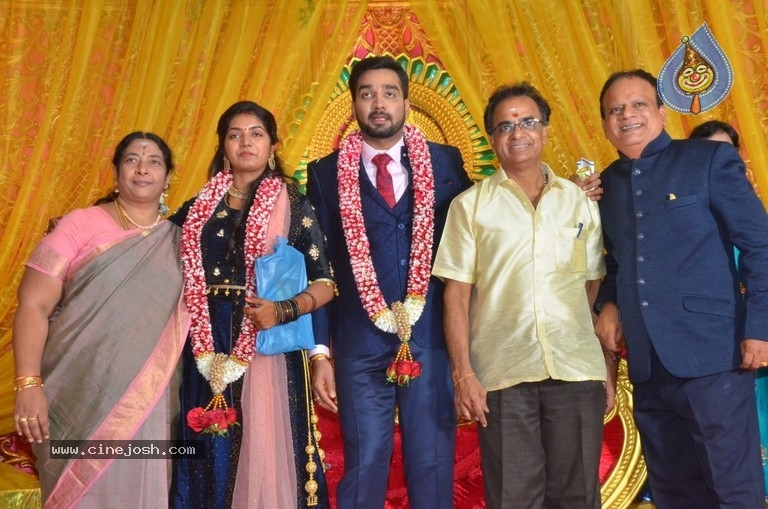 Vasu Vikram Daughter Sandhiya Wedding Reception Stills - 4 / 32 photos
