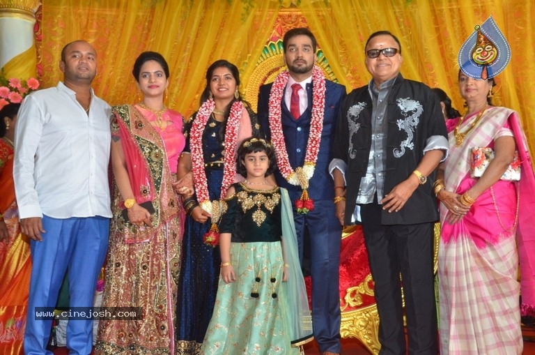 Vasu Vikram Daughter Sandhiya Wedding Reception Stills - 24 / 32 photos
