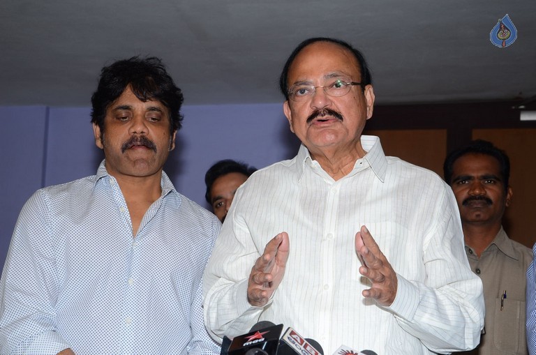 Venkaiah Naidu Watches Om Namo Venkatesaya - 25 / 41 photos