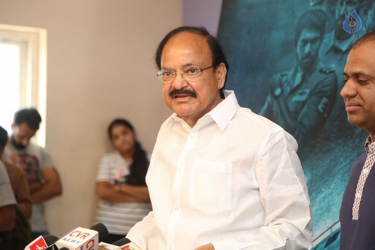Venkaiah Naidu Watching Ghazi Movie - 22 / 42 photos