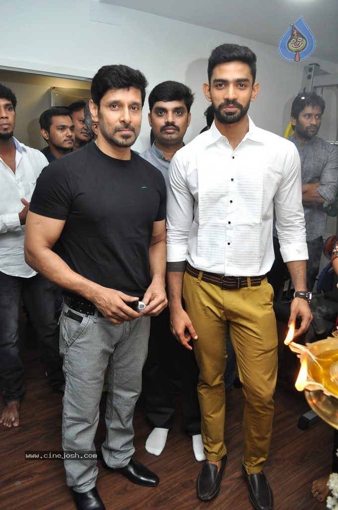 Vikram Inaugurates The Body Studio Gym - 19 / 21 photos