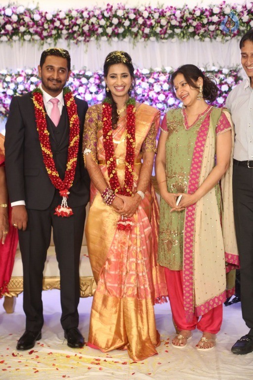 Jayalakshmi and Vinay Kumar Chowdhary Wedding Reception - 1 / 37 photos