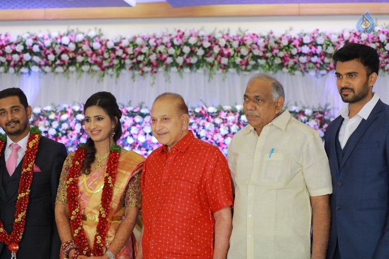Jayalakshmi and Vinay Kumar Chowdhary Wedding Reception - 4 / 37 photos