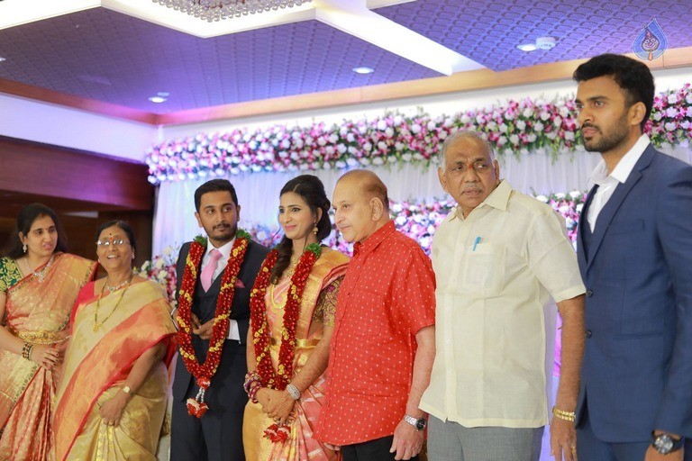 Jayalakshmi and Vinay Kumar Chowdhary Wedding Reception - 23 / 37 photos