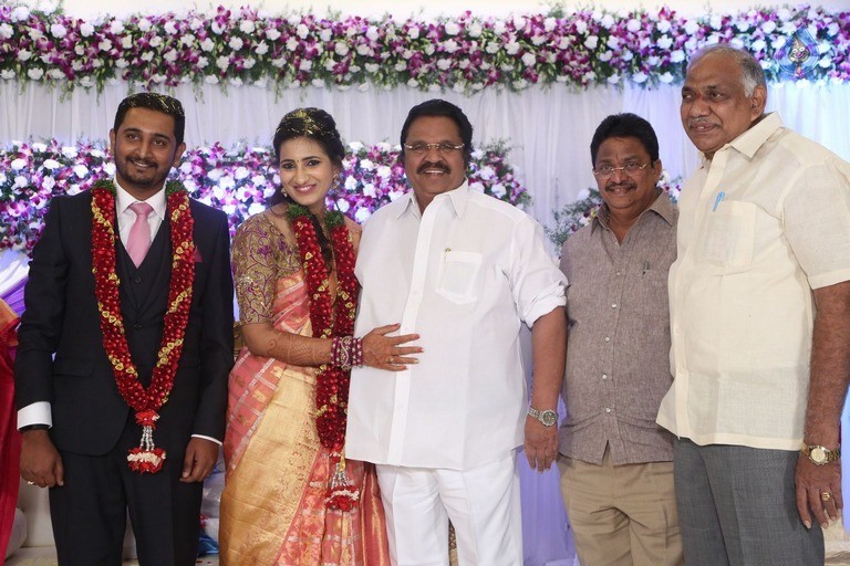 Jayalakshmi and Vinay Kumar Chowdhary Wedding Reception - 27 / 37 photos