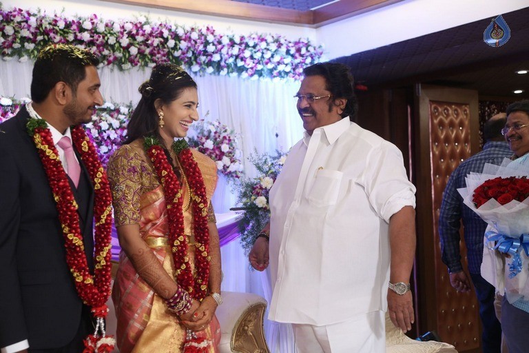Jayalakshmi and Vinay Kumar Chowdhary Wedding Reception - 31 / 37 photos