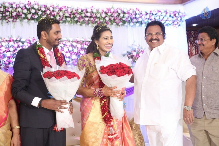 Jayalakshmi and Vinay Kumar Chowdhary Wedding Reception - 33 / 37 photos
