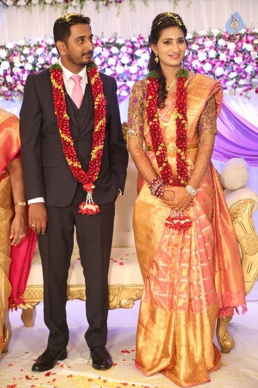 Jayalakshmi and Vinay Kumar Chowdhary Wedding Reception - 35 / 37 photos