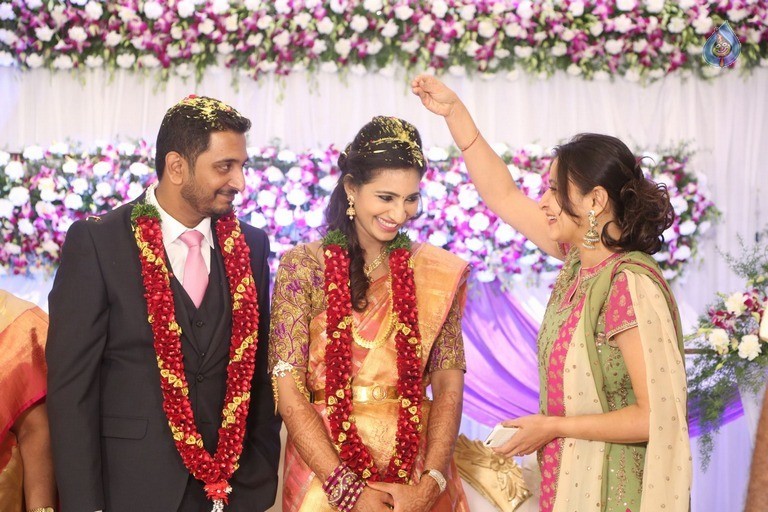Jayalakshmi and Vinay Kumar Chowdhary Wedding Reception - 36 / 37 photos