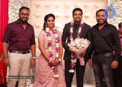 Actor Sathish - Sindhu Wedding Reception Stills - 49 of 105