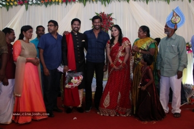 Actor Soundararaja And Tamanna Wedding Reception Stills - 23 of 26