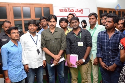 AGRI BSC Students Meets Pawan Kalyan - 9 of 21
