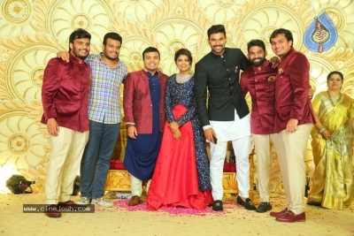Ambica Krishna Grandson Wedding Reception Photos - 8 of 30