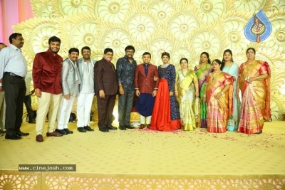Ambica Krishna Grandson Wedding Reception Photos - 23 of 30