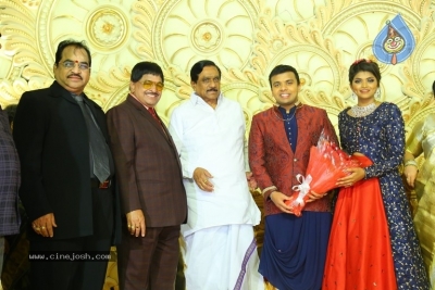 Ambica Krishna Grandson Wedding Reception Photos - 26 of 30
