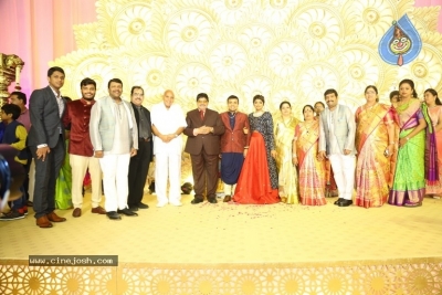 Ambica Krishna Grandson Wedding Reception Photos - 27 of 30