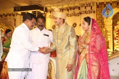 C Kalyan son Teja - Naga Sree Wedding Reception - 23 of 136