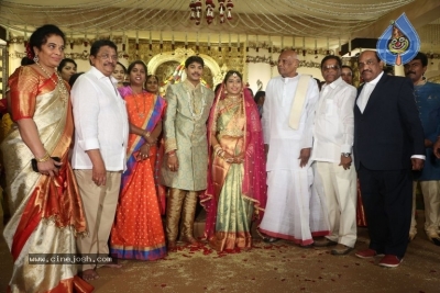 C Kalyan son Teja - Naga Sree Wedding Reception - 127 of 136