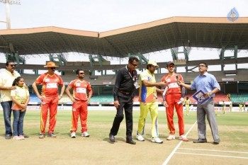 CCL 6 Telugu Warriors Vs Chennai Rhinos Match Photos - 109 of 126
