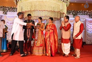 Celebrities at Delhi Rajeswari Son Wedding Reception - 29 of 94
