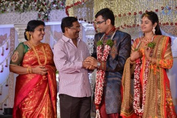 Celebrities at Delhi Rajeswari Son Wedding Reception - 36 of 94