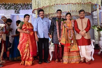 Celebrities at Delhi Rajeswari Son Wedding Reception - 37 of 94