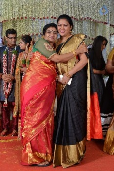 Celebrities at Delhi Rajeswari Son Wedding Reception - 41 of 94