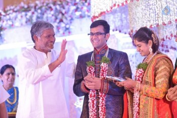 Celebrities at Delhi Rajeswari Son Wedding Reception - 43 of 94