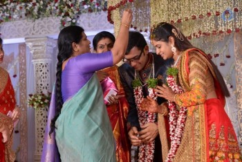 Celebrities at Delhi Rajeswari Son Wedding Reception - 83 of 94