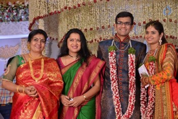 Celebrities at Delhi Rajeswari Son Wedding Reception - 84 of 94