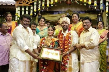 Celebrities at Shanthnu and Keerthi Wedding - 28 of 93