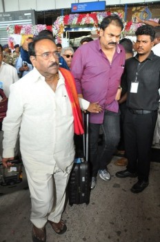 Celebrities at Vizag Airport - 25 of 42