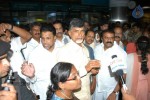 TDP Chandrababu Naidu at Shamshabad Airport - 47 of 56
