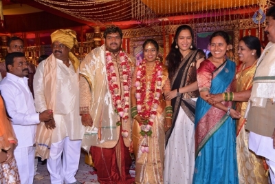 Chinna Srisailam Yadav Daughter Vanaja Wedding Photos - 59 of 83