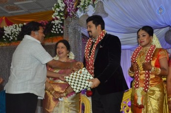 Jayachitra Son Amresh Wedding Reception - 25 of 102