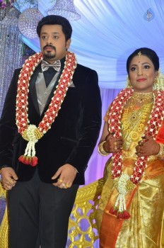 Jayachitra Son Amresh Wedding Reception - 35 of 102