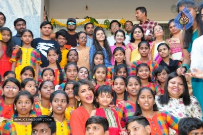 Lakshmi Manchu Celebrates Sankranthi Festival With Students - 10 of 14
